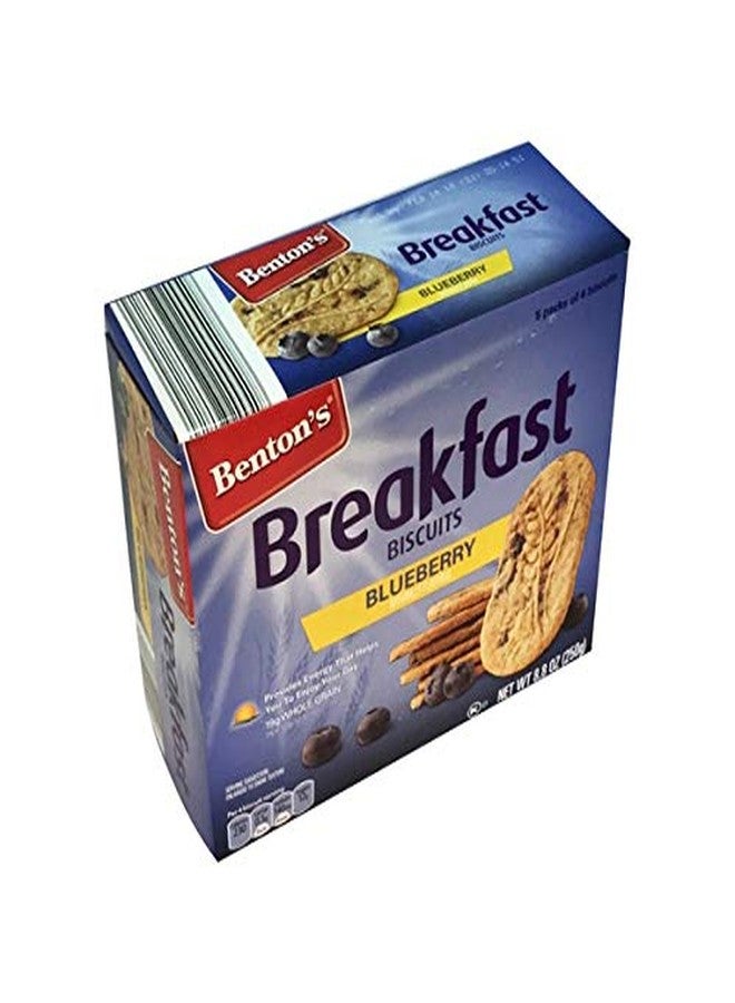 FCV Benton's Whole Grain Blueberry Energy Breakfast Biscuits - 2 Boxes (5 Pck) - Image 2