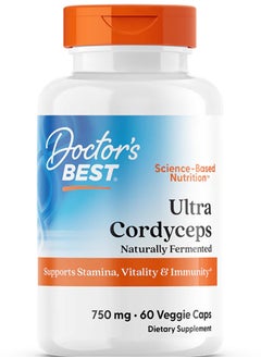 Doctor's BEST Ultra Cordyceps  750mg 60VC 