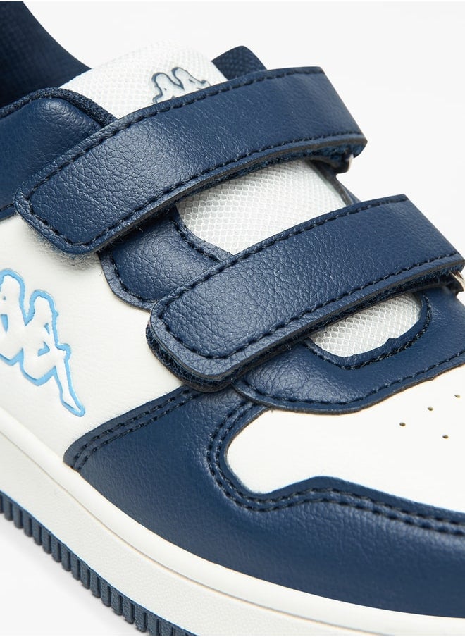 Kappa - Boy's Colourblock Sports Shoes with Hook and Loop Closure - Image 1