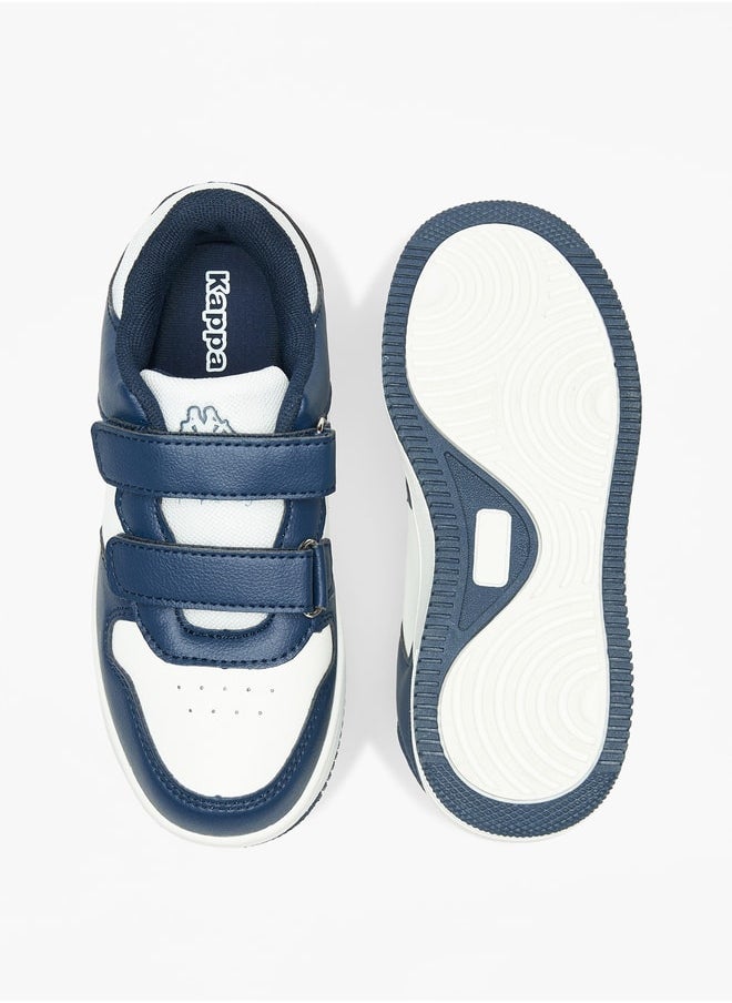 Kappa - Boy's Colourblock Sports Shoes with Hook and Loop Closure - Image 1