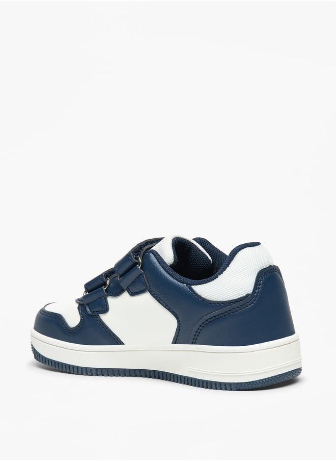 Kappa - Boy's Colourblock Sports Shoes with Hook and Loop Closure - Image 1