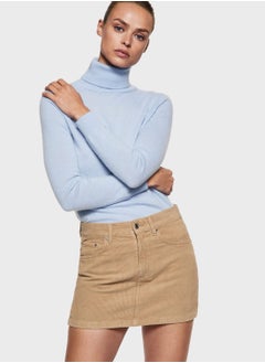 High Waist Denim Skirt