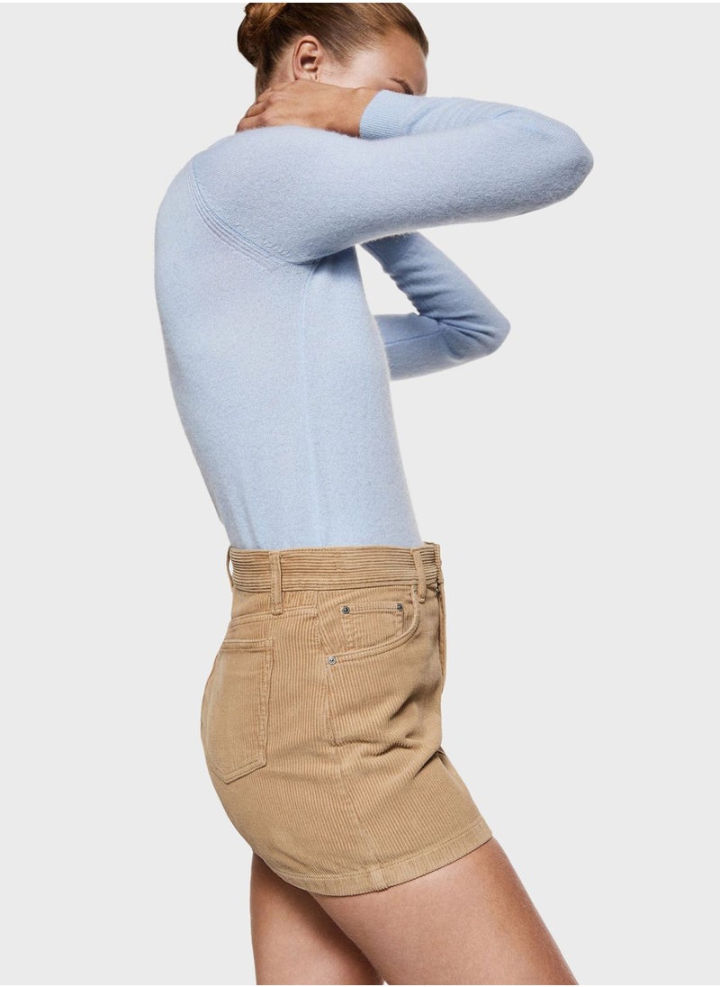 MANGO - High Waist Denim Skirt - Image 1