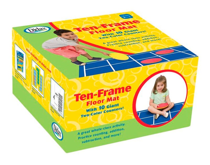 Didax Ten-Frame Floor MAT,Blue - Image 2