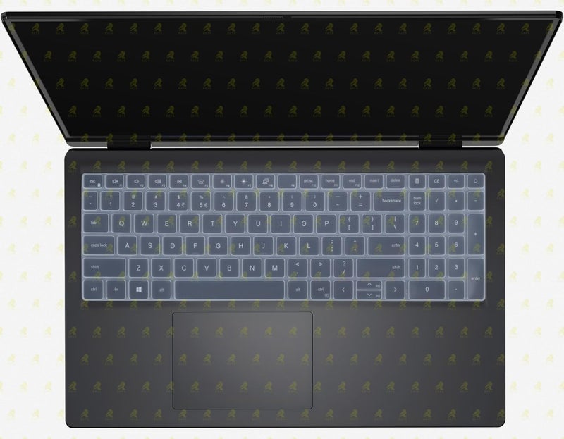 RAYA Silicone Keyboard Cover for Dell Inspiron 15 (3515 3530 3535) Dell Vostro 15 (3520 3525 3530) & Dell 16 Plus [DB16250 DC16250 DB16255] Dell 15 [DC15250 DC15255] Laptops (Transparent) - Image 3