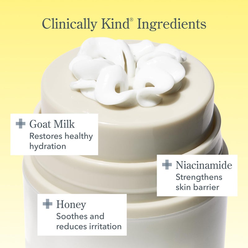 Beekman 1802 Bloom Cream Goat Milk Face Moisturizer with Niacinamides - Lightweight Daily Moisturizer, Deeply Hydrating, Nourishes Skin Barrier, Safe for Sensitive Skin, Cruelty Free, 1.69 floz - Image 2