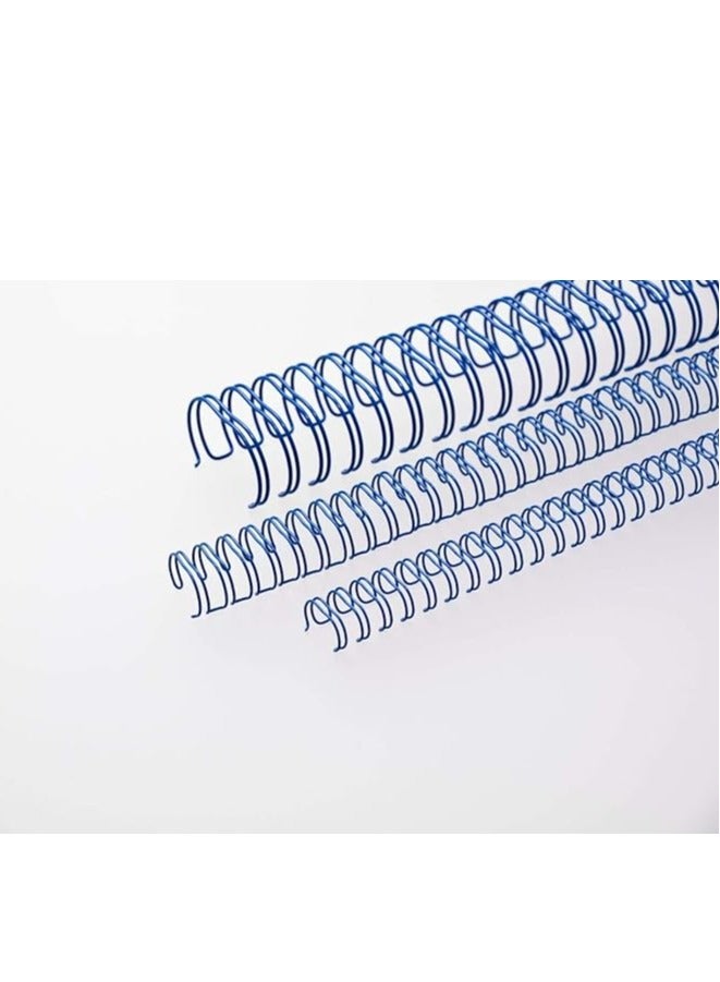 RENZ 100-Pieces Binding Wire A4 3:1 11mm 7/16" Blue - Image 1