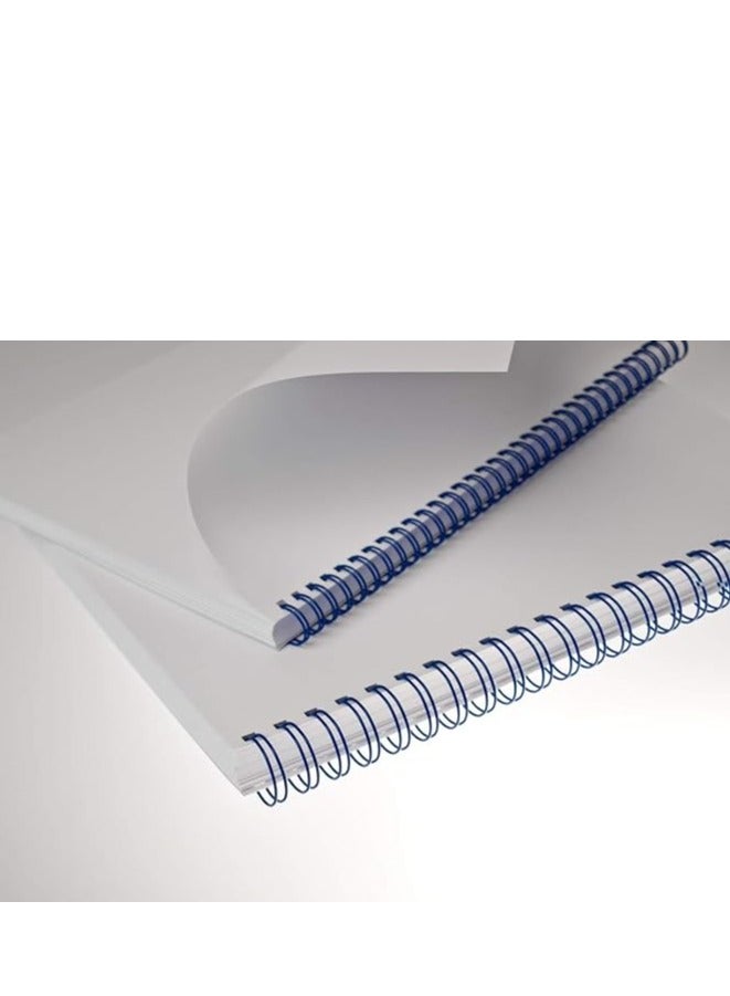 RENZ 100-Pieces Binding Wire A4 3:1 11mm 7/16" Blue - Image 2
