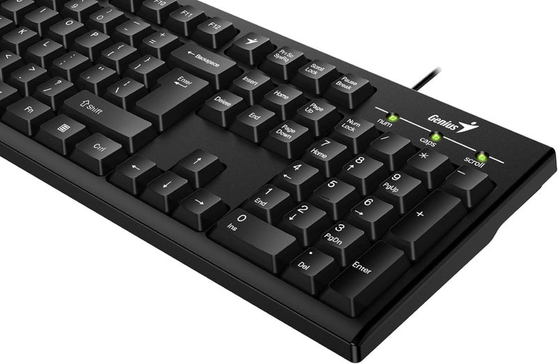 جينيس لوحة مفاتيح USB للكمبيوتر الشخصي - KB-100 - Image 2