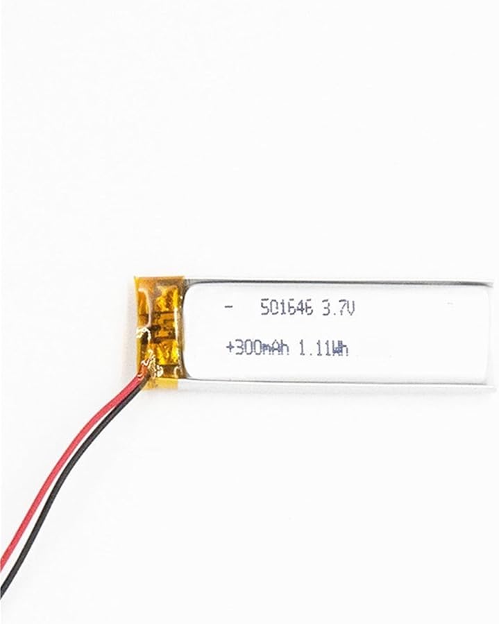 501646 بطارية ليثيوم بوليمر قابلة لإعادة الشحن 3.7 فولت 300 مللي أمبير في الساعة 1 قطعة - Image 2