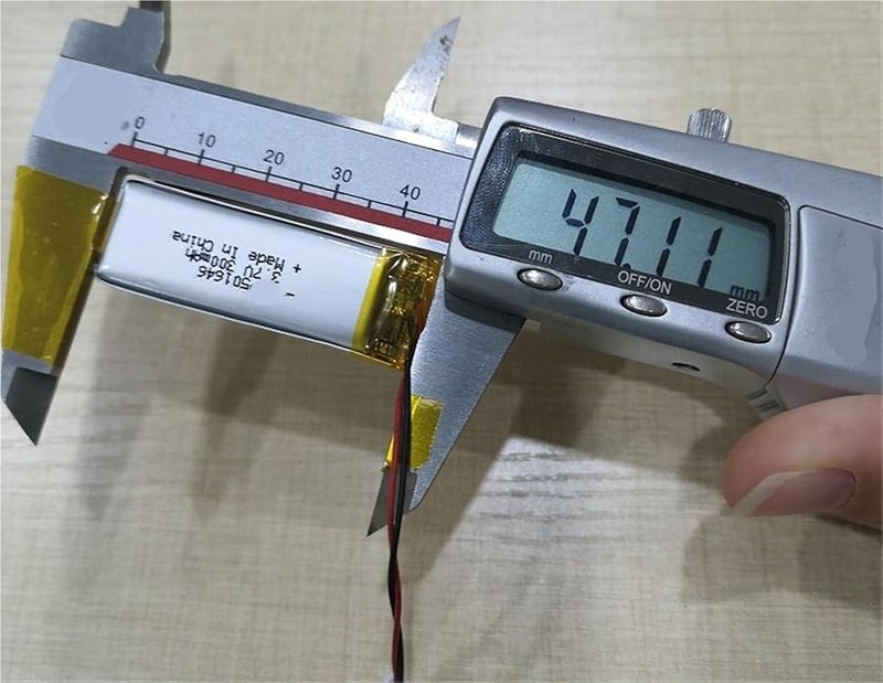501646 بطارية ليثيوم بوليمر قابلة لإعادة الشحن 3.7 فولت 300 مللي أمبير في الساعة 1 قطعة - Image 5