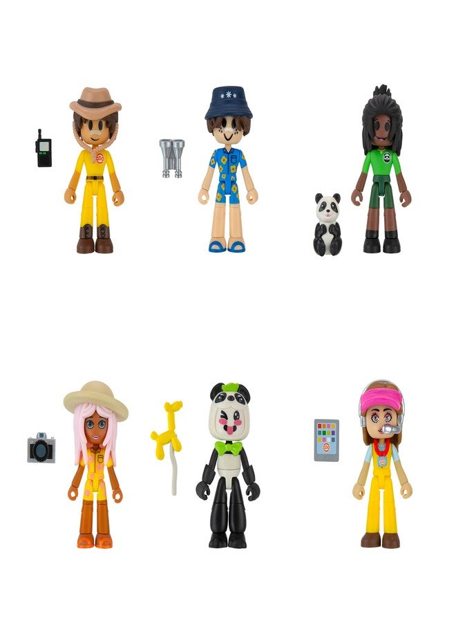 DevSeries Livetopia Day at The Zoo Pack - Six 2.75-Inch Mix-and-Match Figures with Unique Accessories and Exclusive Virtual Item Code - Image 1