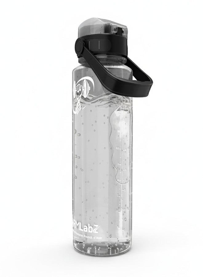 Arm Labz Barbottle, Gym Water Bottle with Measurement Scale, 1-5 lb Water Weight Capacity, Wide Mouth Flip Top Lid with Carry Loop, Forearm Roller 2.0 Compatible - Image 1