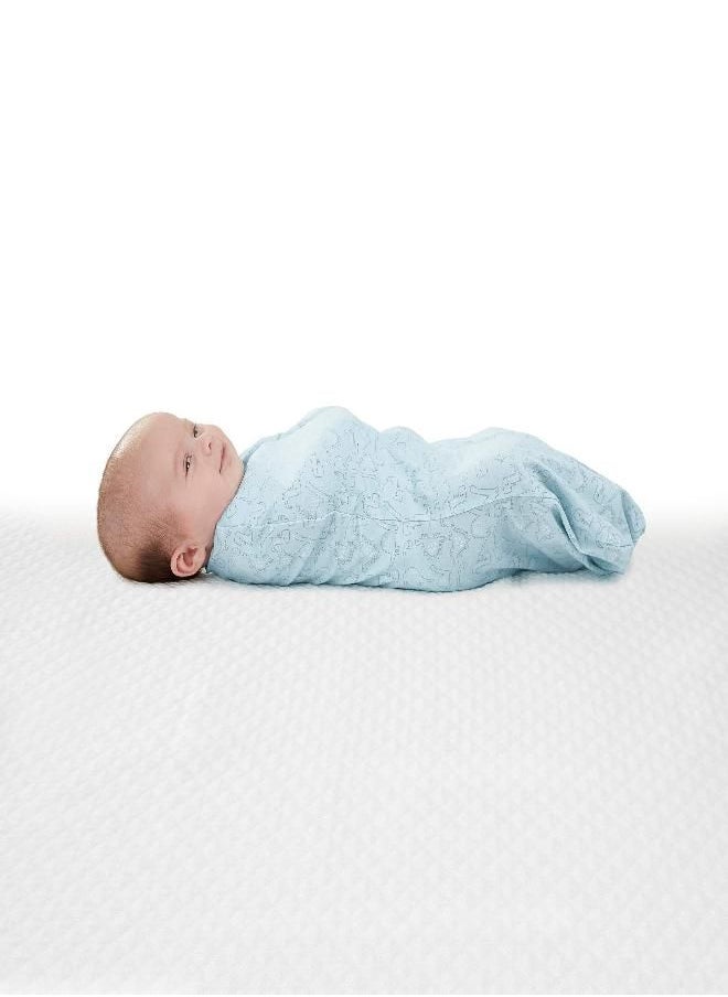 SwaddleMe - SwaddleMe by Ingenuity Pod - Size Small/Medium, 0-3 Months, 2-Pack (Dino Jam) - Image 1