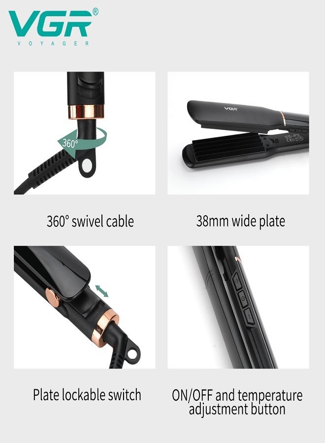 VGR V-519C Professional Hair Straightener - 450'C Multicolour - Image 5