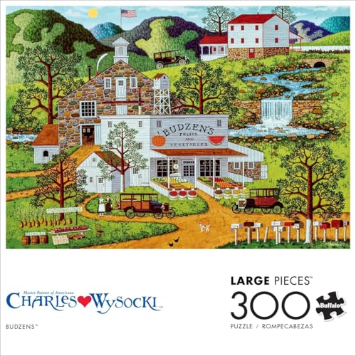 Buffalo Games - Charles Wysocki - Budzens - 300 Piece Jigsaw Puzzle for Adults -Challenging Puzzle Perfect for Game Nights - Finished Size is 21.25 x 15.00 - Image 3