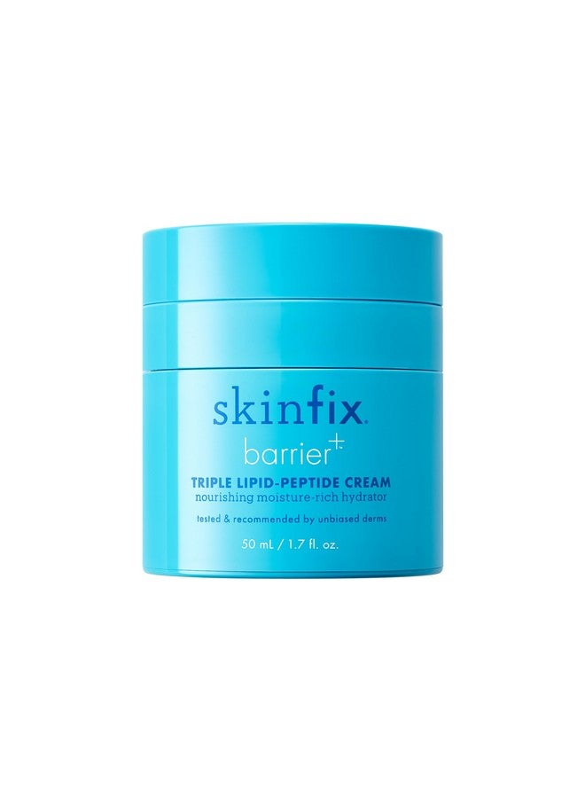 Skinfix Skinfix Barrier+ Triple Lipid-Peptide Cream: Enriched with Lipids, Peptides, Hyaluronic Acid, and Shea Butter for Brightening, Firming, and Plumping, 1.7 oz  - Image 1