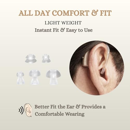VATS High-Power Digital 6-Channel BTE Hearing Aid – 79/140 dB Output | Behind-the-Ear Hearing Device for Severe to Profound Hearing Loss | Noise Reduction & Feedback Control | Instant Fit - Image 5