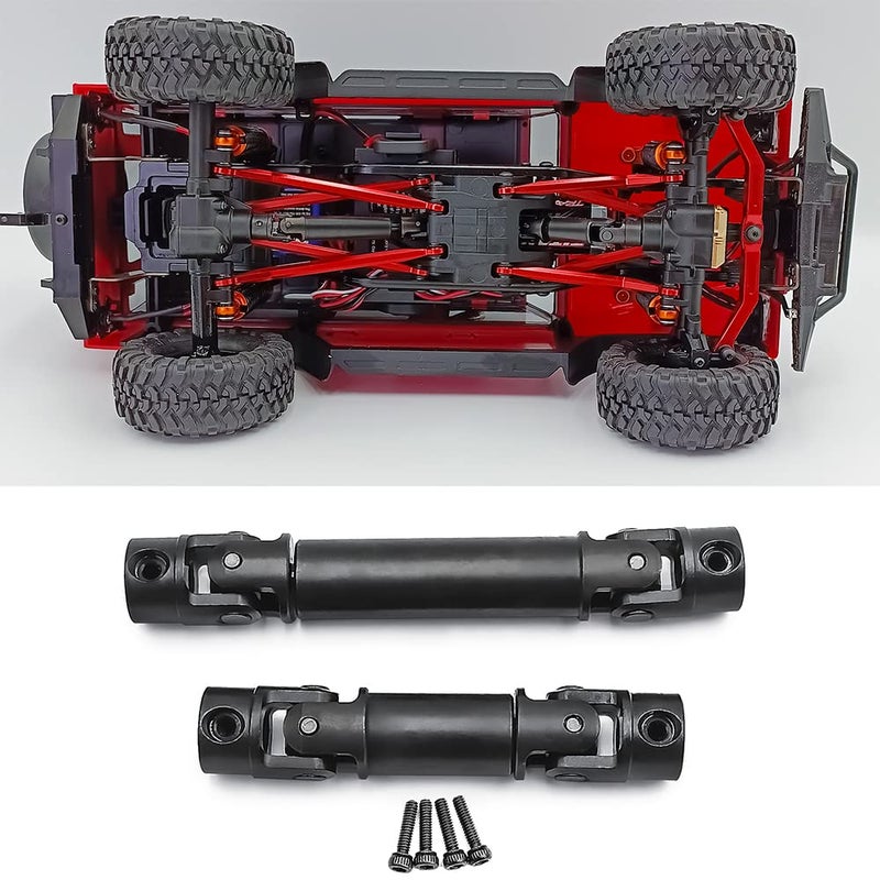RCLions Steel RC Drive Shaft CVD Center Rotor Shafts for 1/18th TRX4M Defender Bronco RC Crawler Car Upgrades - Image 2
