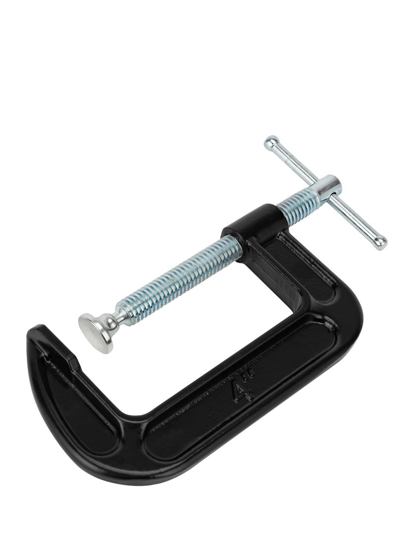 GEEPAS Geepas 4" G-clamp- GT59346, Cast Iron Construction, Highly Durable, Equipped with T-Shaped Thread, Perfect for Tightening and Loosening Pieces, Black  - Image 4