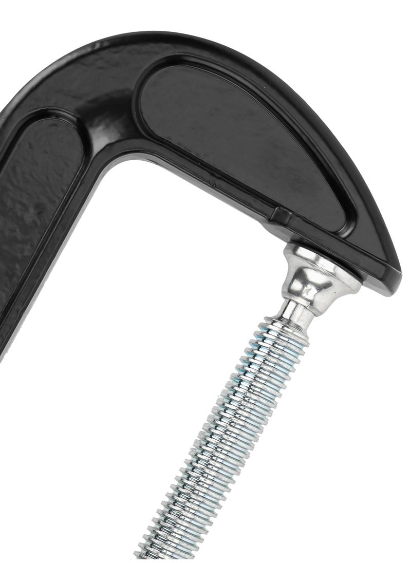 GEEPAS Geepas 4" G-clamp- GT59346, Cast Iron Construction, Highly Durable, Equipped with T-Shaped Thread, Perfect for Tightening and Loosening Pieces, Black  - Image 3