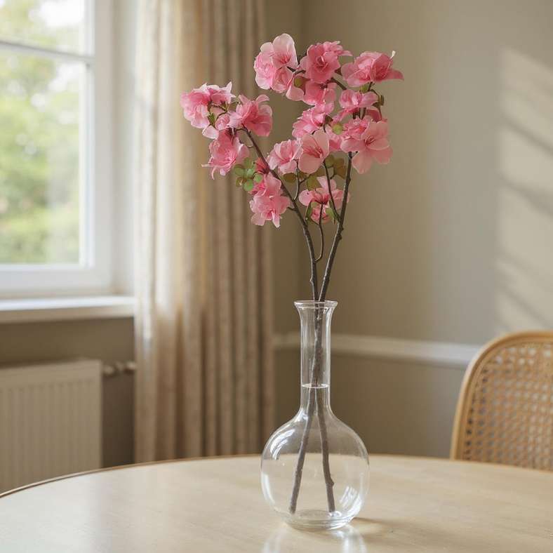 Pan Home Artificial Azalea Stem Flower - Pink - Image 1