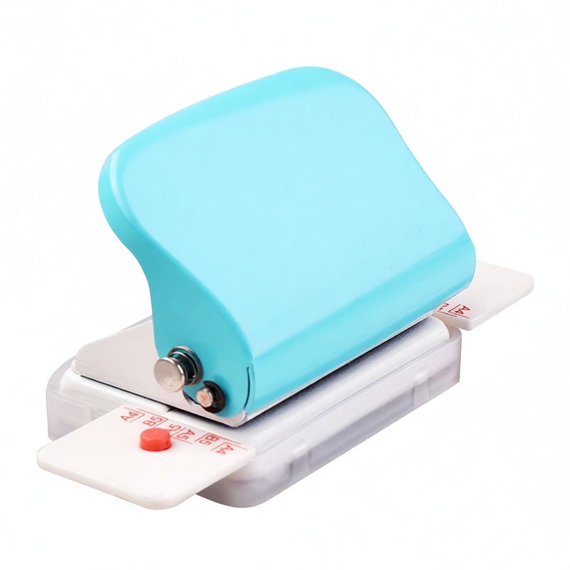 KW-trio 6-Hole Paper Punch Handheld Metal Hole Puncher 5 Sheet Capacity 6mm for A4 A5 B5 Notebook Scrapbook Diary Planner - Image 1