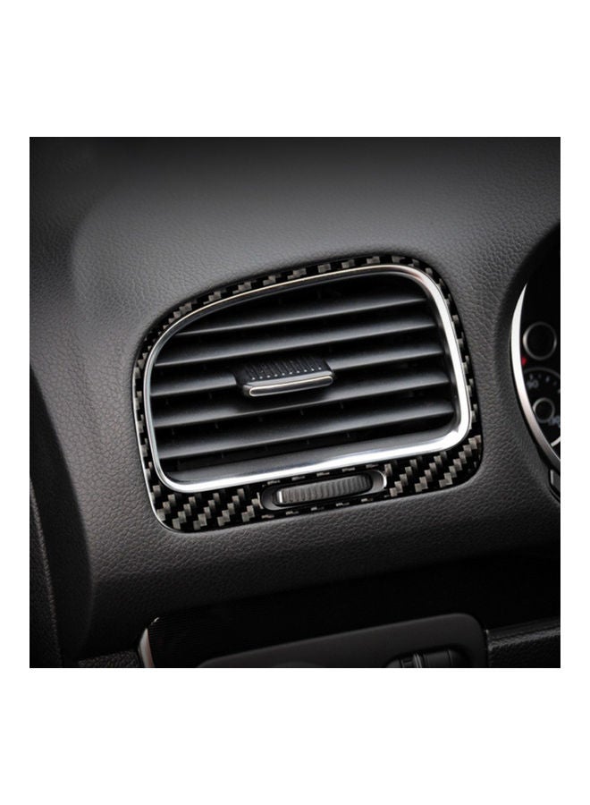 NIBEMINENT Car Carbon Fiber Center Panel Sticker Set - Image 5