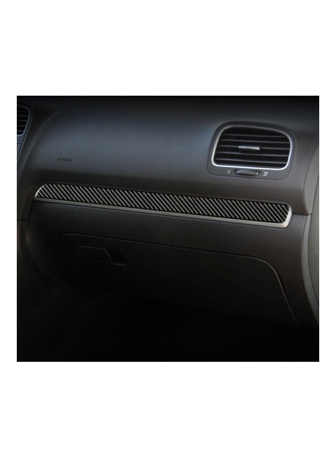 NIBEMINENT Car Carbon Fiber Center Panel Sticker Set - Image 2