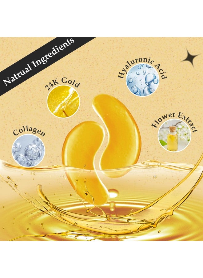Adofect Adofect 31 Pairs Under Eye Patches -Reduce Eye Bags -24K Gold Eye Mask Collagen Under Eye Gel Pads for Puffiness and Dark Circle, Wrinkle, Revitalize and Refresh Your Skin - Image 3