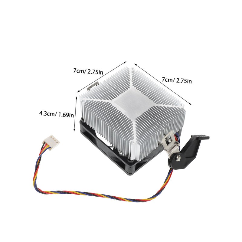 Low Noise 120mm CPU Cooling Fan Easy Installation for Desktop Computer Heat Dissipation - Image 3