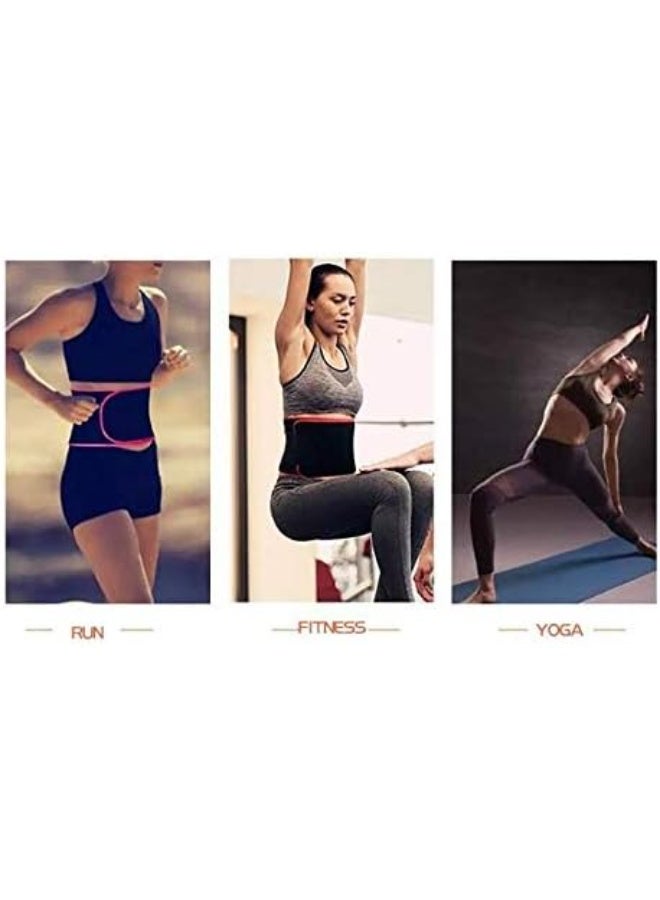 Adjustable waist and abdominal training belt for unisex fitness, hook-and-loop fastener, tight belt, neoprene elastic sports belt for orthopedics and body toning - Image 4
