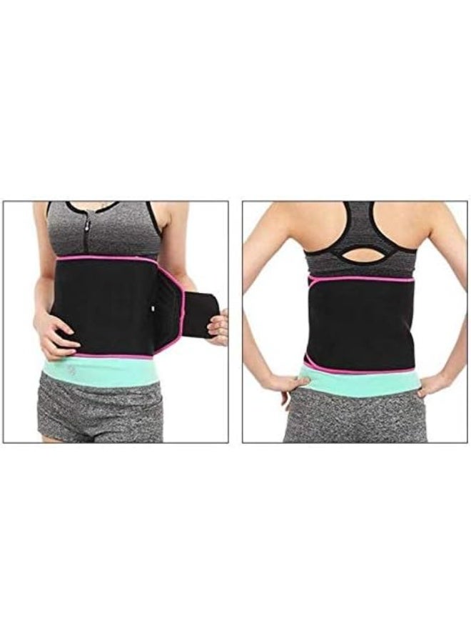 Adjustable waist and abdominal training belt for unisex fitness, hook-and-loop fastener, tight belt, neoprene elastic sports belt for orthopedics and body toning - Image 5