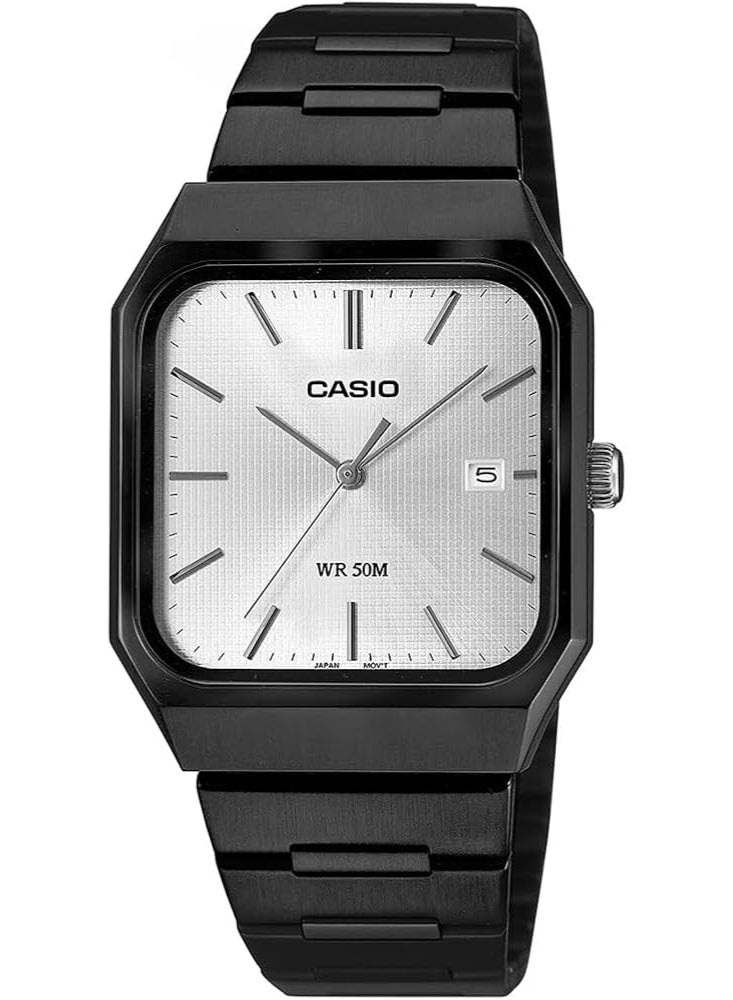 Casio Enticer Men MTP-B185B-7AVDF Analog Silver Dial Men - Image 1