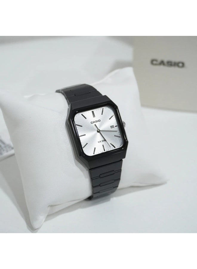 Casio Enticer Men MTP-B185B-7AVDF Analog Silver Dial Men - Image 2