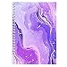 YUATCYA Reusable Sticker Collecting Book Storage Album A5 Size Sticker Organizer Collection Notebook for Adults with 32 Sheets Blank Release Paper Purple - Image 3