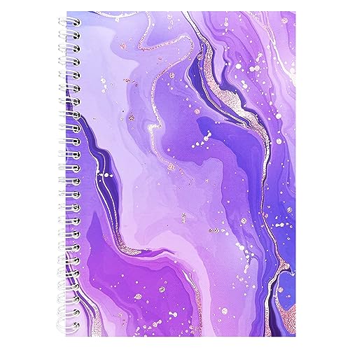 YUATCYA Reusable Sticker Collecting Book Storage Album A5 Size Sticker Organizer Collection Notebook for Adults with 32 Sheets Blank Release Paper Purple - Image 1