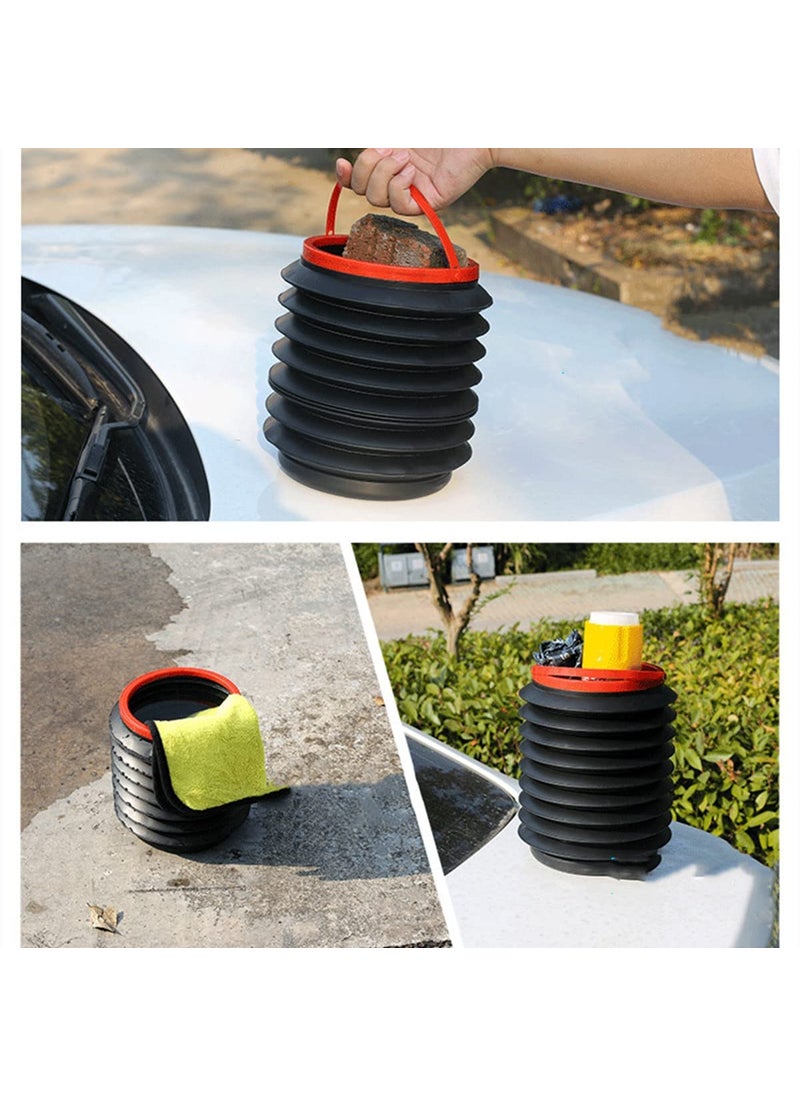 BAGILO BAGILO Car Dustbin Pop Up Trash Can Foldable Bin Garbage Storage Organizer  - Image 5