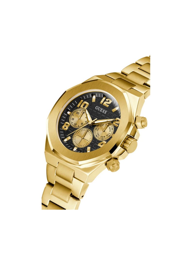 GUESS ساعة يد أنالوج للرجال بياقة سوداء - GW0489G2 - Image 3