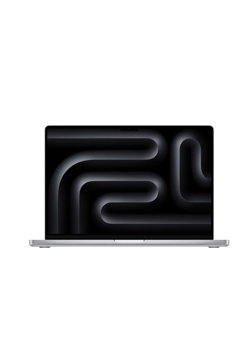 ابل  Apple MacBook Pro MRW63 M3 Pro Chip 12C-18C  with macOS Sonoma 16.2 Inch Liquid Retina XDR 36GB RAM 512GB SSD Silver English SILVER - Image 1