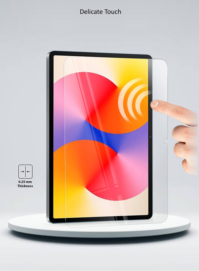 Wtech Huawei MatePad SE 11 2024 11 Inch Premium Series Curved Edges Full Cover Tempered Glass Screen Protector - Clear - Image 3