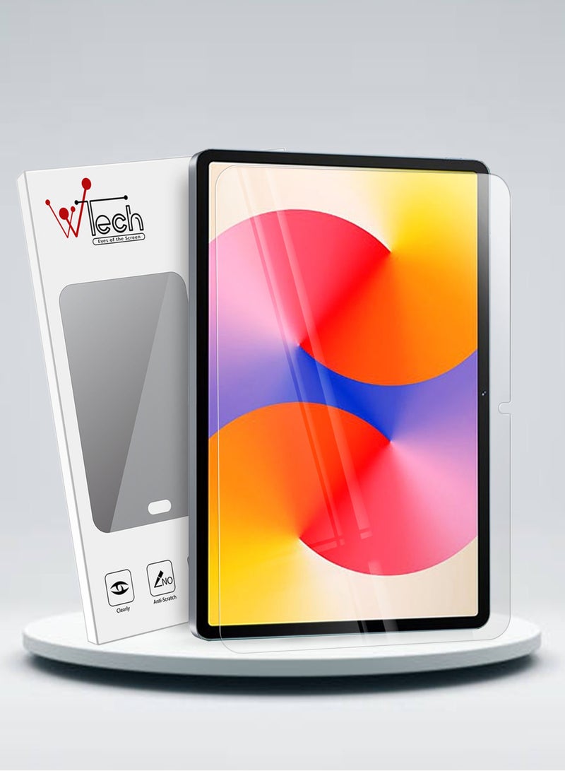 Wtech Huawei MatePad SE 11 2024 11 Inch Premium Series Curved Edges Full Cover Tempered Glass Screen Protector - Clear - Image 1