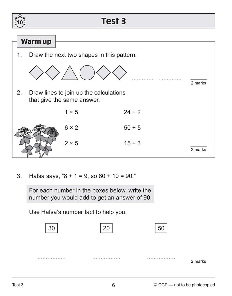 New Ks2 Maths 10Minute Tests Problem Solving Year 3 - Image 4