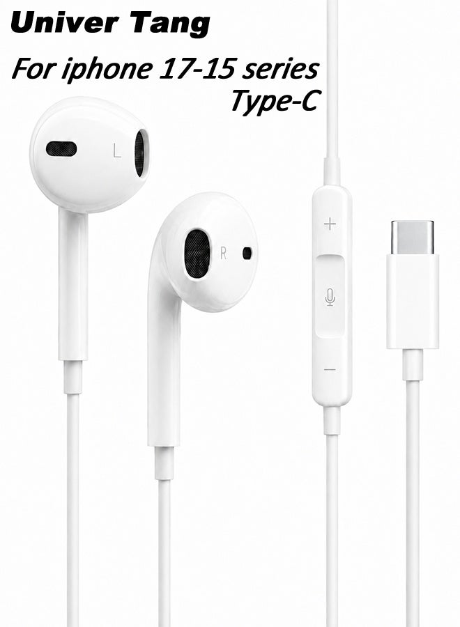 يونيفيرتانج Univertang Usb C Earphones With Microphone And Volume Control usbc