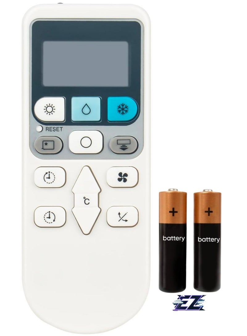ELTRAZONE Replacement Remote Control Air Conditioner RAR-2SP1 RAR-2P1 PAS-S18CAK PAS-X18CBK RAS-13C9G RAS-S10CC RAS-51 RAR-3N2 RAR2P1 RAS-10C9G with battery - Image 1