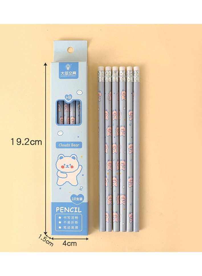 Generic HB Hexagonal Pencil, Student Anti Slip 10 Pieces/Box - Image 1