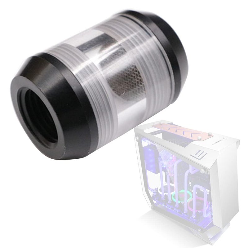 G1 / 4 Inner Thread Water Cooling Filter Transparent Screen Funnel Shaped for PC Cooler Reservoir Computer Filter - Image 2