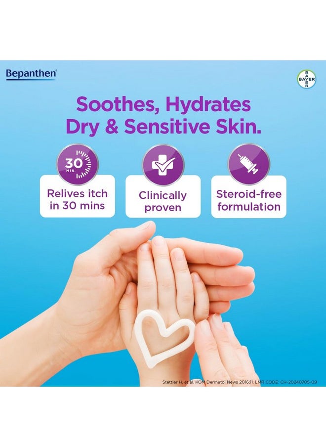 Bepanthen Bepanthen SensiCalm Cream For Face & Body, Worlds No.1 Skincare Brand, Itch Relief Cream For Eczema, Dry & Sensitive Skin 50g  - Image 4