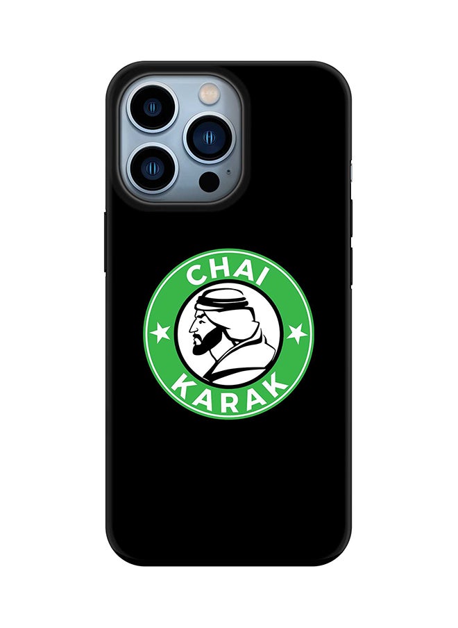 Stylizedd - Tough Pro Series Case for Apple iPhone 14 Pro Dual Layer hybrid PC & TPU Customized Mobile Cover Shield with inner TPU protection Matte Finish - Chai Karak - Image 1