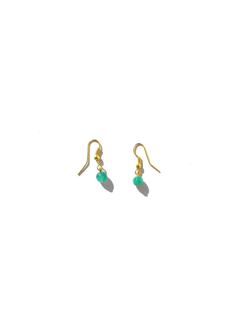 Miracle Empire Colombian Emerald Earrings For Woman  - Image 2